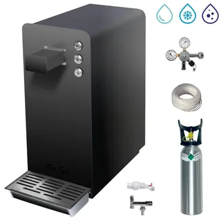 bietal® Tafelwasserzapfanlage Sprudelwassergerät BieTal® BT-15 SET schwarz