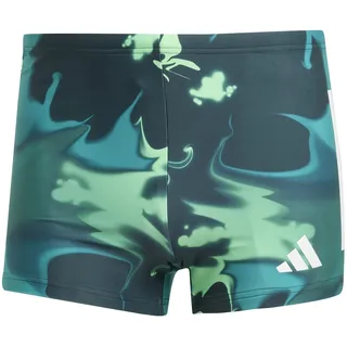 Adidas Graphic Swim Boxers, Aurora ivy/White, 32