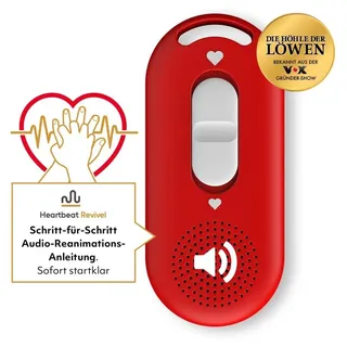 heartbeat revivel Erste-Hilfe Sprachanleitung Schritt-für-Schritt einfache Bedienung