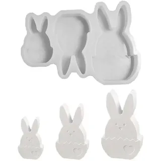Famanu Silikonformen für Ostern - Eier und Hasen