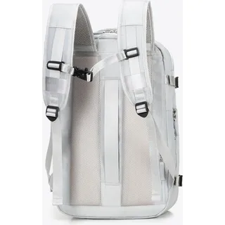 Wittchen Herren-Rucksack, erweiterbar, multifunktional, Flugzeug-Design, Cremeweiß, Polyester