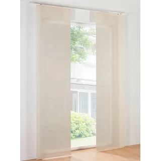 Heine Schiebevorhang Klettschiene 57 x 145 cm Weiß