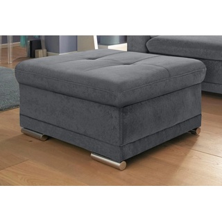 sit&more Polsterhocker B/H/T: 100 cm x 43 67 cm, Luxus-Microfaser ALTARA NUBUCK® grau Sessel Hocker SitMore