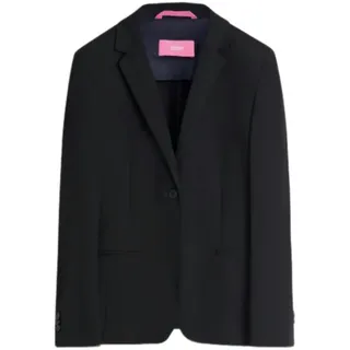 Cinque Jackenblazer schwarz,Casual,Polyester,Unifarben,Reverskragen,Lang,Regular Fit schwarz 34