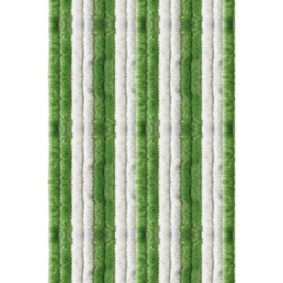 Türvorhang Flausch, Arsvita, Ösen (1 St), blickdicht, Flauschvorhang 100x220cm (BxL), perfekter Insekten- und Sichtschutz, viele versch. Farben verfügbar grün|weiß