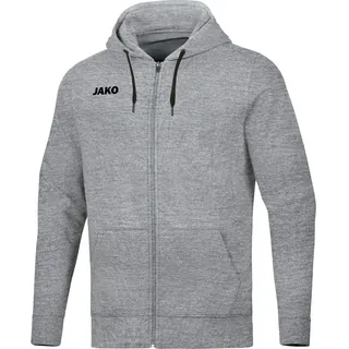 Jako Base Kapuzenjacke hellgrau meliert XL