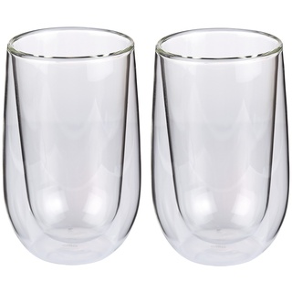 CILIO Latte-Macchiato-Glas VERONA 2er Set 325 ml Borosilikatglas doppelwandig