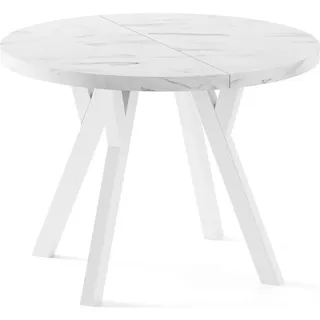 WFL GROUP Twixy Ø 100 cm weiß