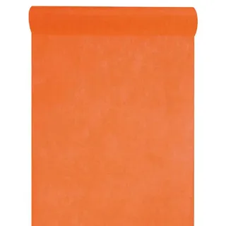 Santex Tischläufer VLIES- ROLLE Uni (Dekorolle z.B.Tischläufer) 30cm/10m orange