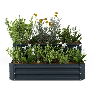 Blumfeldt Hochbeet 120 x 50 x 90 cm Anthrazit