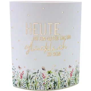 Dekohelden24 Poesielicht Nachtlicht Stimmungslicht mit Timer 13 x 5 x 16 cm