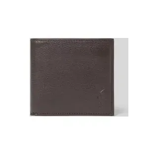 Portemonnaie aus echtem Rindsleder, Dunkelbraun, $listsize[$i].replace('"','"')