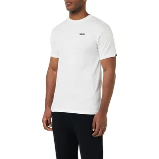 Vans Herren Mini Script T-Shirt, Weiß, XS