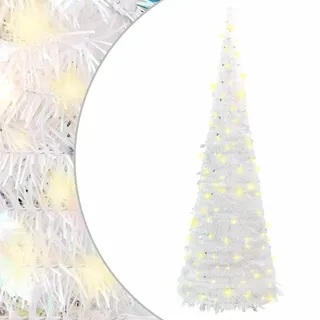 Pop-up-weihnachtsbaum Künstlich 150 Leds Weiß 180 Cm