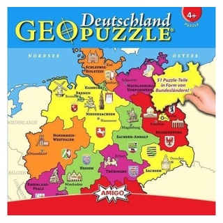 AMIGO Puzzle GeoPuzzle - Deutschland, Puzzleteile
