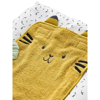 vertbaudet Wickelauflage Baby Wickelauflage-Set PANDAFREUNDE gelb|weiß