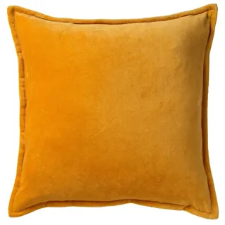 Dutch Decor Uni Samt Kissenhülle 'Caith' 50 x 50 cm Mehrere Farben (Farbe : Golden Glow - Gelb)