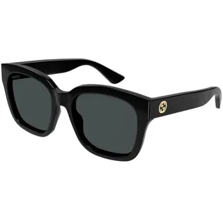 GUCCI Womens GG1338S Sunglasses, Black-Black-Smoke, 54