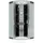D58-03M0 Schiebetür 80 x 80 Schwarz Sicherheitsglas D58-03M0-EC