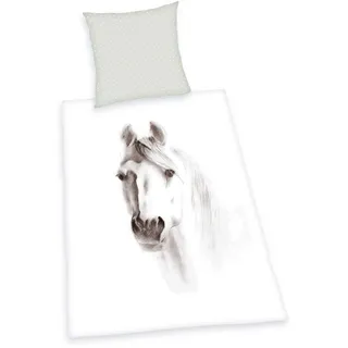 Herding Young Collection Young Collection Pferd Renforcé weiß 135 x 200 cm + 80 x 80 cm