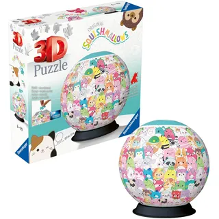 Ravensburger 3D Puzzle 11583 - Puzzle-Ball Squishmallows - Puzzleball aus dreidimensional geformten Puzzleteilen - Geschenkidee für Erwachsene und Kinder ab 6 Jahren