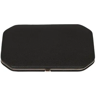 Windrose Beluga Schmuckkasten Leder 17.5 cm schwarz