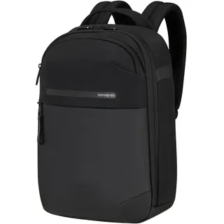 Tagesrucksack SAMSONITE "MODERNY", Gr. B/H/T: 25cm x 37,5cm x 13cm, schwarz, Polyester, Rucksäcke, Unisex Travelrucksack, Freizeitruck mit vielen Fächern