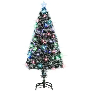 vidaXL Vorbeleuchteter Weihnachtsbaum mit Ständer Grün 120 cm