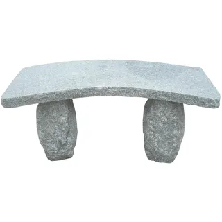 Dehner Gartenbank 100 x 40 x 45 cm Grau