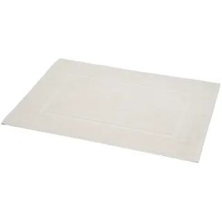 Badematte Supreme Hoch-Tief Rahmenborte einfach, Stein, 50 x 70  cm - LTITEX