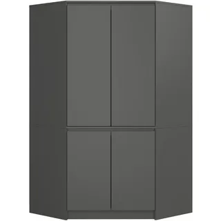 Akord Eckschrank 100 100 x 180 x 50 cm Graphitgrau