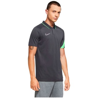 Nike Herren Academy Pro Polo Poloshirt, Anthracite/Green Strike/(White), M