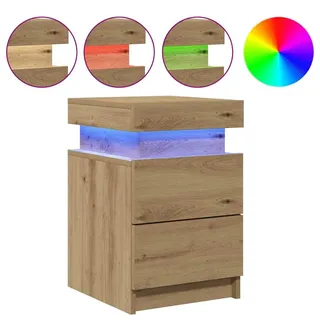 vidaXL Nachtschrank Horatia 35 x 39 x 55 cm Braun