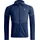 Fleece Light Grid Hoodie Blau L