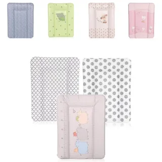 Lorelli Wickelauflage Kinder Wickelauflage Softy (1-tlg), 50 x 70 cm waschbar gepolstert erhöhter Rand grau