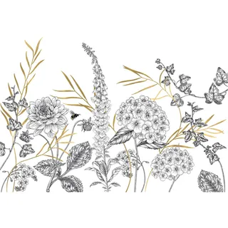 KOMAR Fototapete Bumble Bee 400 x 280 cm