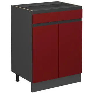 Vicco Schubladenschrank R-Line 60 x 81,6 x 46 cm Rot