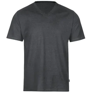 TRIGEMA V-Shirt DELUXE grau M