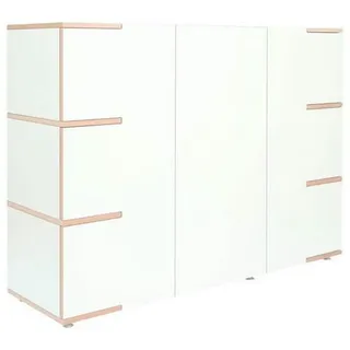 Tojo Sideboard 150 x 110 x 45 cm Weiß