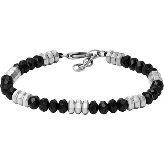 Fossil All Stacked Up Armband Edelstahl schwarz JF04602040 Größe Herren