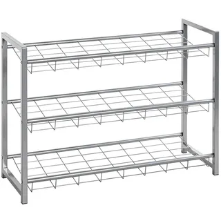Haku-Möbel Schuhregal 80 x 30 x 60 cm grau