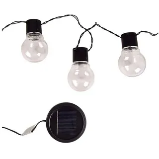 Spetebo Lichterkette LED 10er Set transparent  Solar betrieben