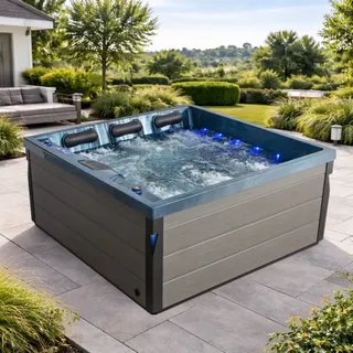 EAGO AWT IN-407 eco Ocean Wave 200x200cm grau