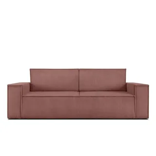 Konsimo Einzelsofa Napi ¦ rosa/pink ¦ Maße (cm): B: 244 H: 89