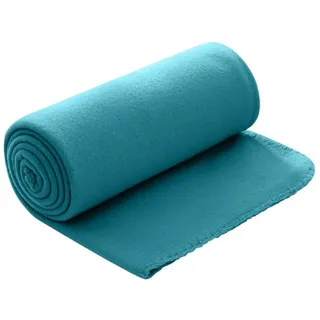 Wometo Polar Fleecedecke 130 x 160 cm Blau/Türkis