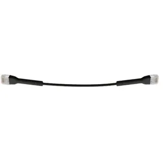 Ubiquiti UniFi RJ45 Patchkabel 0,3 m Schwarz – Cat6 Ethernet Netzwerkkabel mit schlankem Steckerdesign (U-Cable-Patch-0.3M-RJ45-BK)