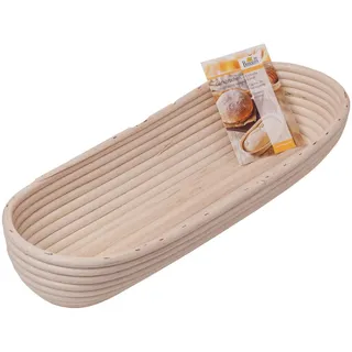 Birkmann Gärkorb Laib \u0026 Seele, Buche, Holz, länglich, 17x7x42 cm, geruchsneutral, Backen, Backhelfer, Sonstige Backhelfer