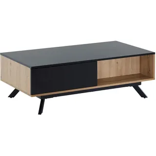Wohnling Couchtisch Braun Eiche 110 x 60 x 38 cm