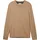 1038426 Knit Pullover Hazel Brown Melange 2XL