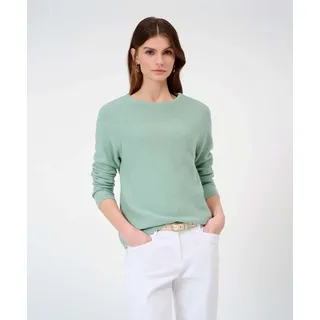 Strickpullover BRAX "Style LESLEY" Gr. 44, grün Damen Pullover